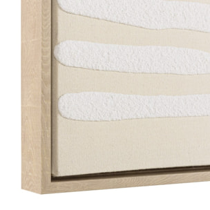 HOMER - Décoration murale C - 83x123cm lignes abstraites, cadre naturel