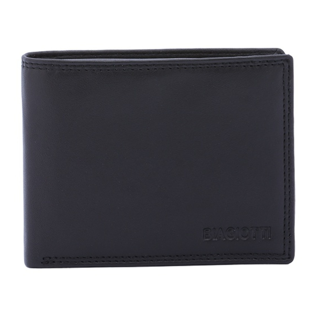 Portafoglio uomo in vera pelle - Modello False - Casual - 12.0 x 9.5 x 3.0 cm