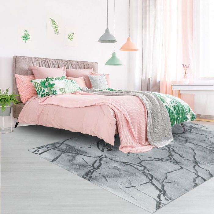 Tapis salon et chambre tissé motif abstrait VATU