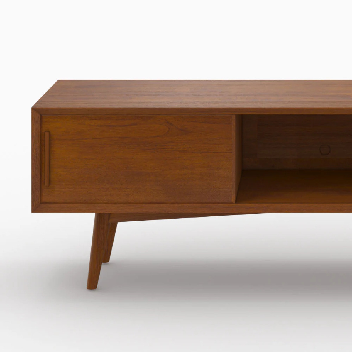 Meuble TV en bois de teck massif 150 cm - Waya