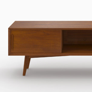Meuble TV en bois de teck massif 150 cm - Waya