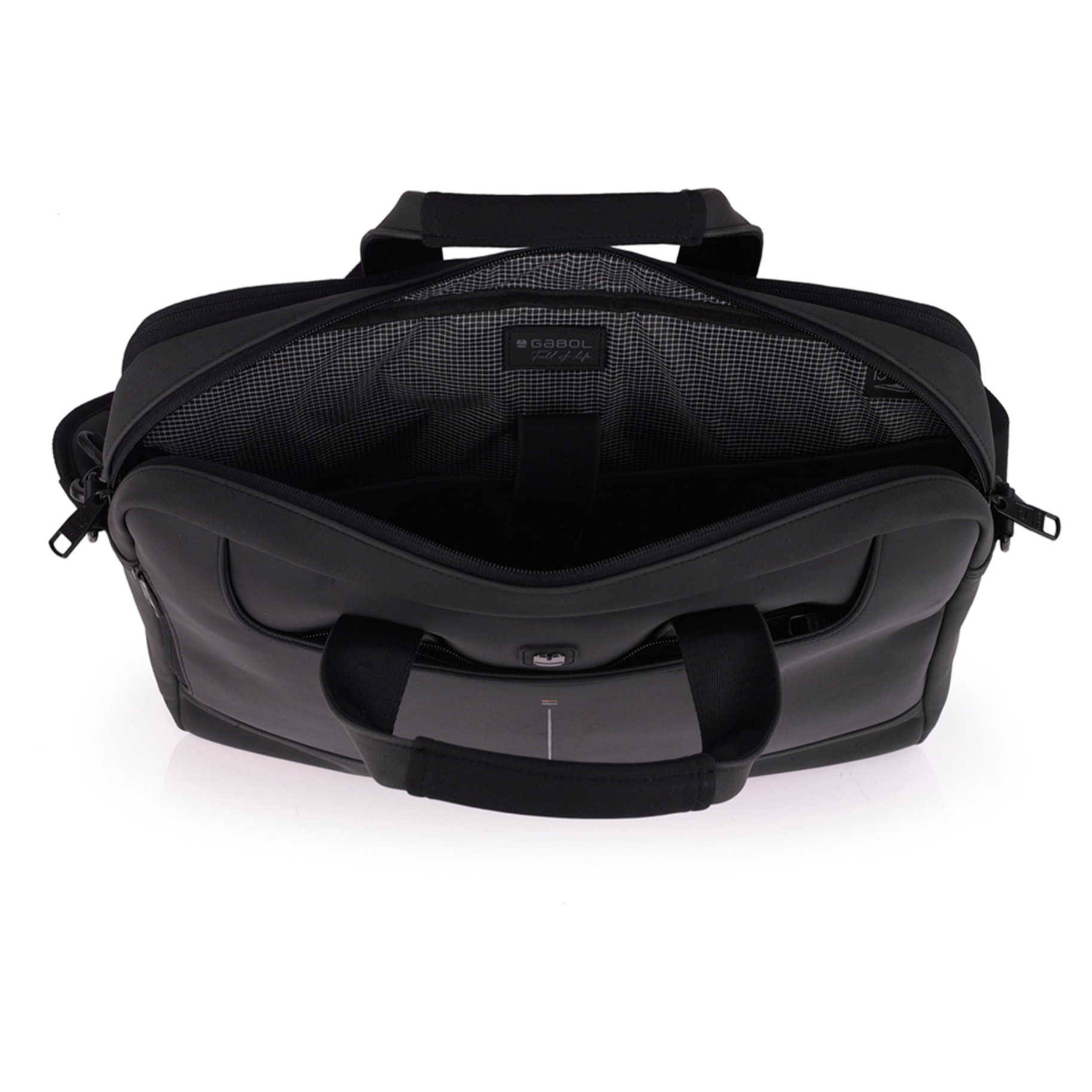 Maletín Gabol Reflect con 2 compartimentos y reflectante
