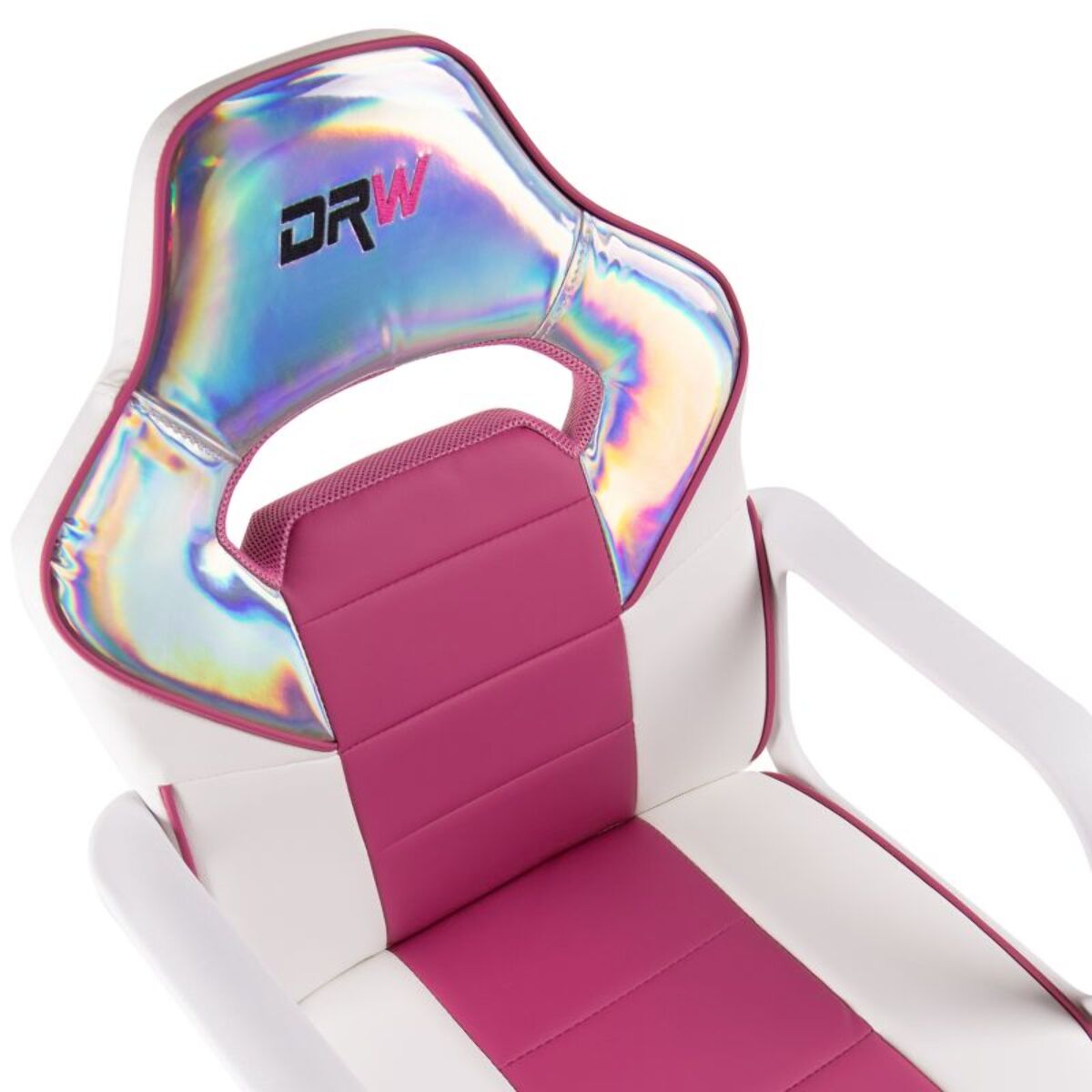 Silla gaming DRW Iris - Blanco - Rosa DRW