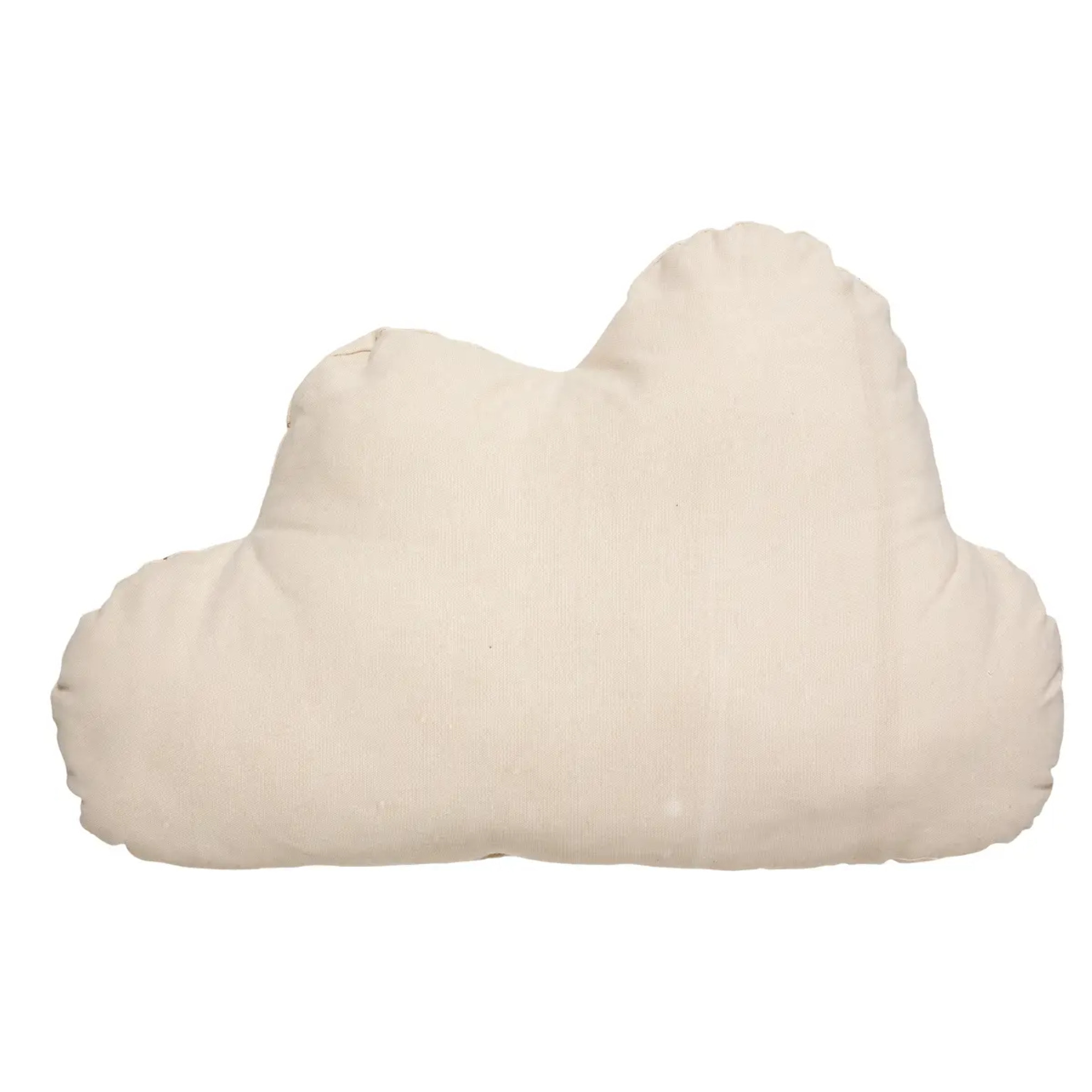 Coussin enfant "Berlingot" nuage - coton - beige - 45x28 cm