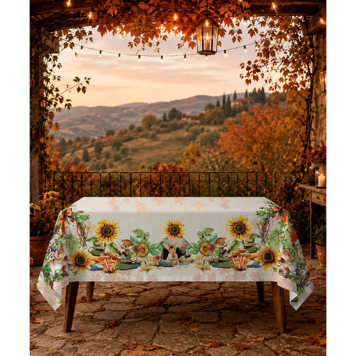 Tovaglia pasquale lavabile 100% cotone GIRASOLI