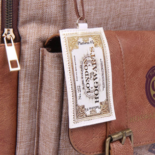 Mochila harry potter casual-licencia oficial warner bros para hombre, multicolor, grande