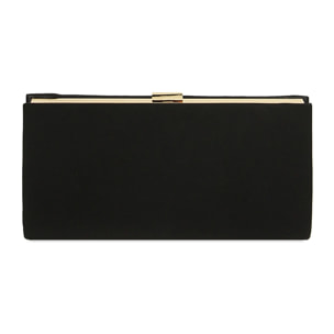 Pochette noire en tissu