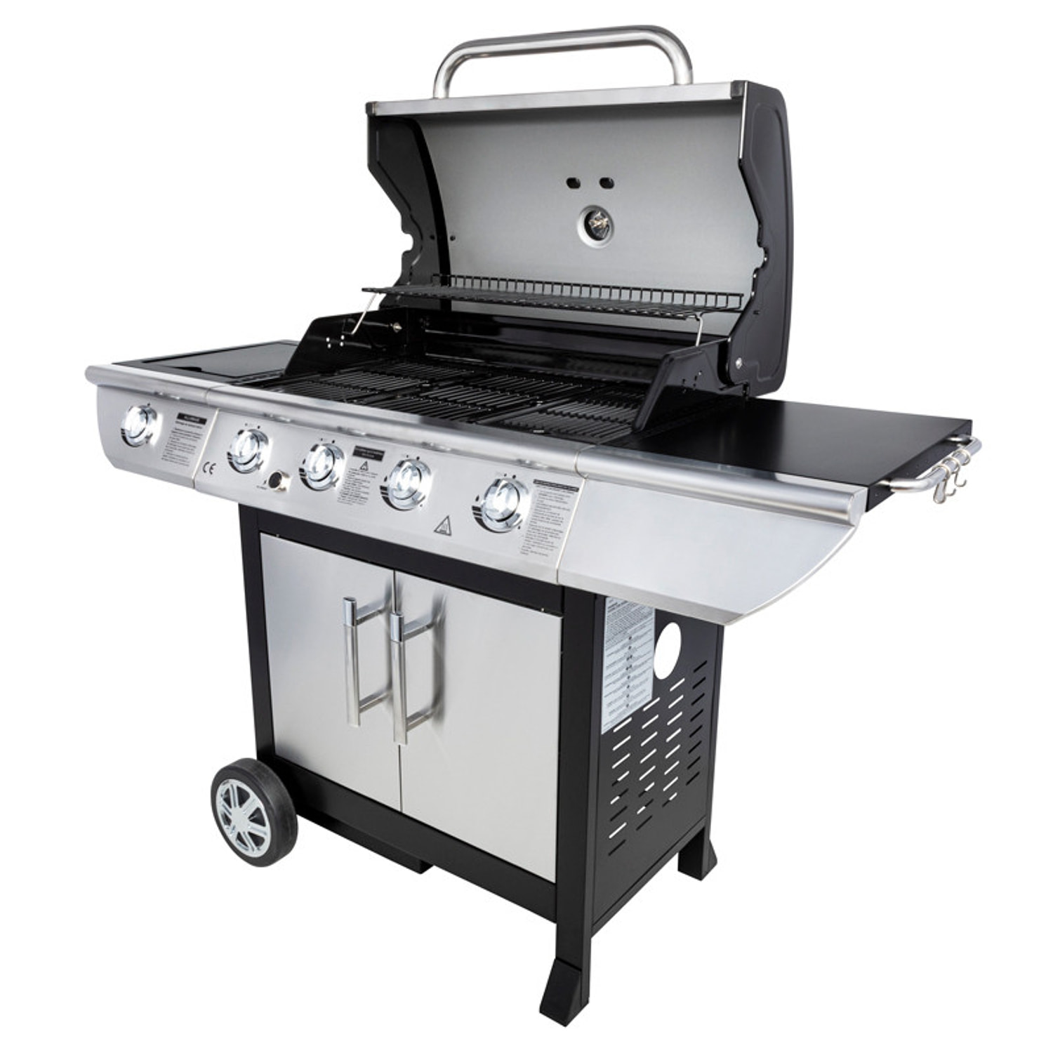 Barbecue au gaz BRISBANE - 4 brûleurs 14kW + plaque de cuisson