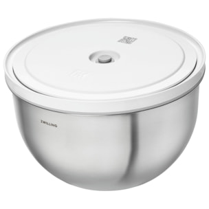 Bol sous vide L / 24 cm, Acier inoxydable, Argent