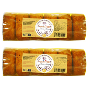 2 x Nonnettes au Miel et à L'Orange - 2x150g - France - Raoul Gey