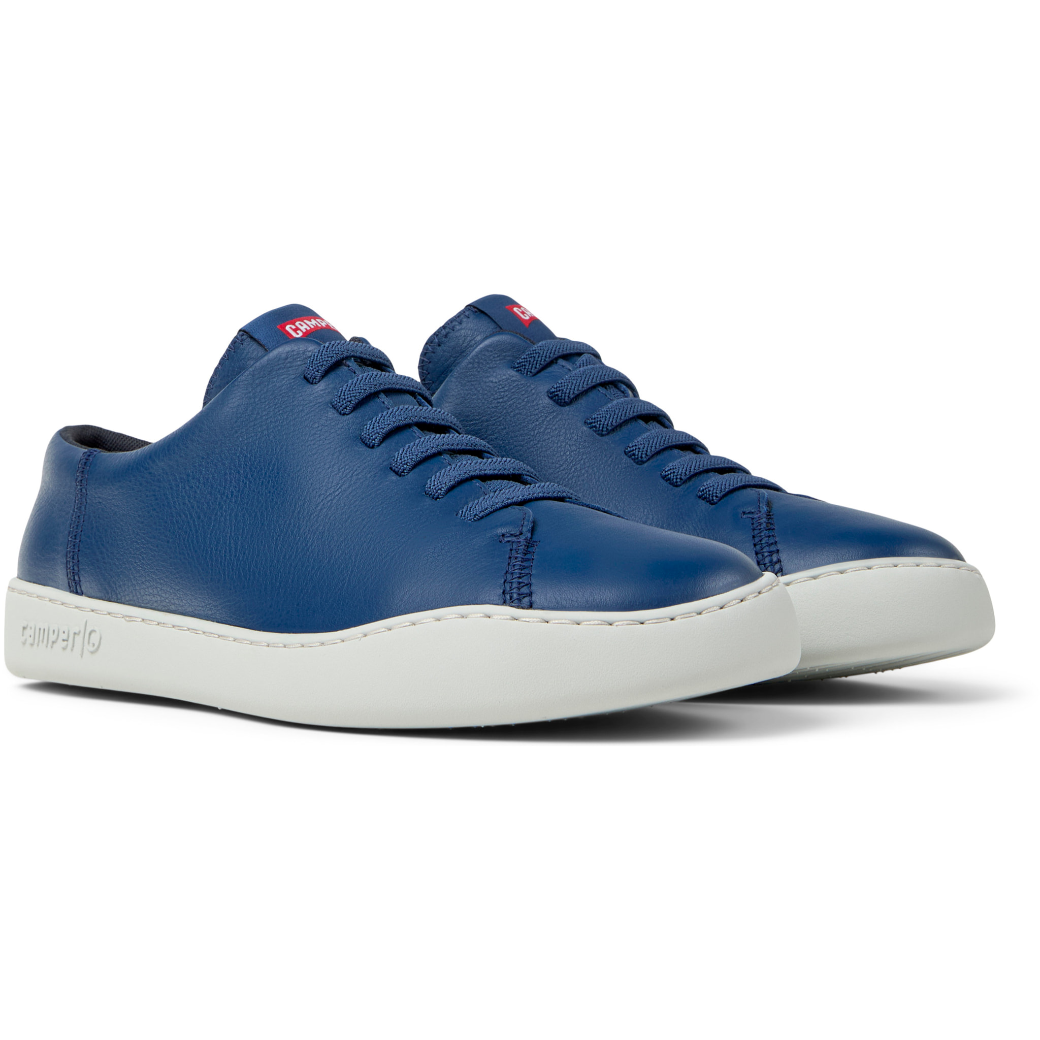 Sneakers - CAMPER Peu Touring - Blu - Pelle liscia