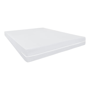 Protège-Matelas Intégral Quiétude, Imperméable, Anti punaise, Zippé, Housse Anti-Liquides, Respirante, Bonnet 17 à 30 cm, Fabrication Française