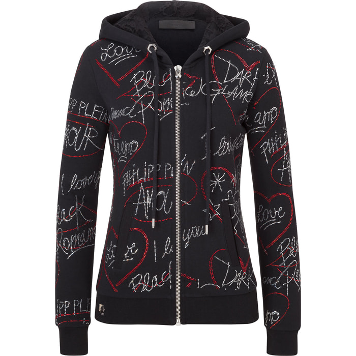 PHILIPP PLEIN hooded jacket "tell me"
