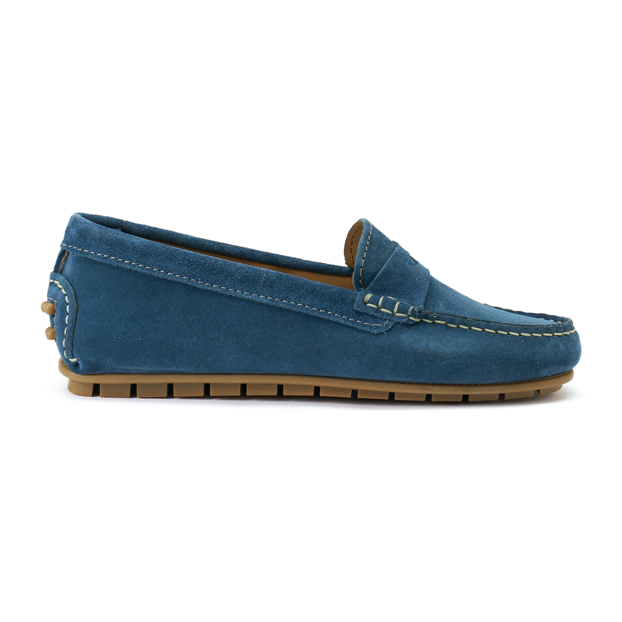 Mocassino Driver British Passport Denim