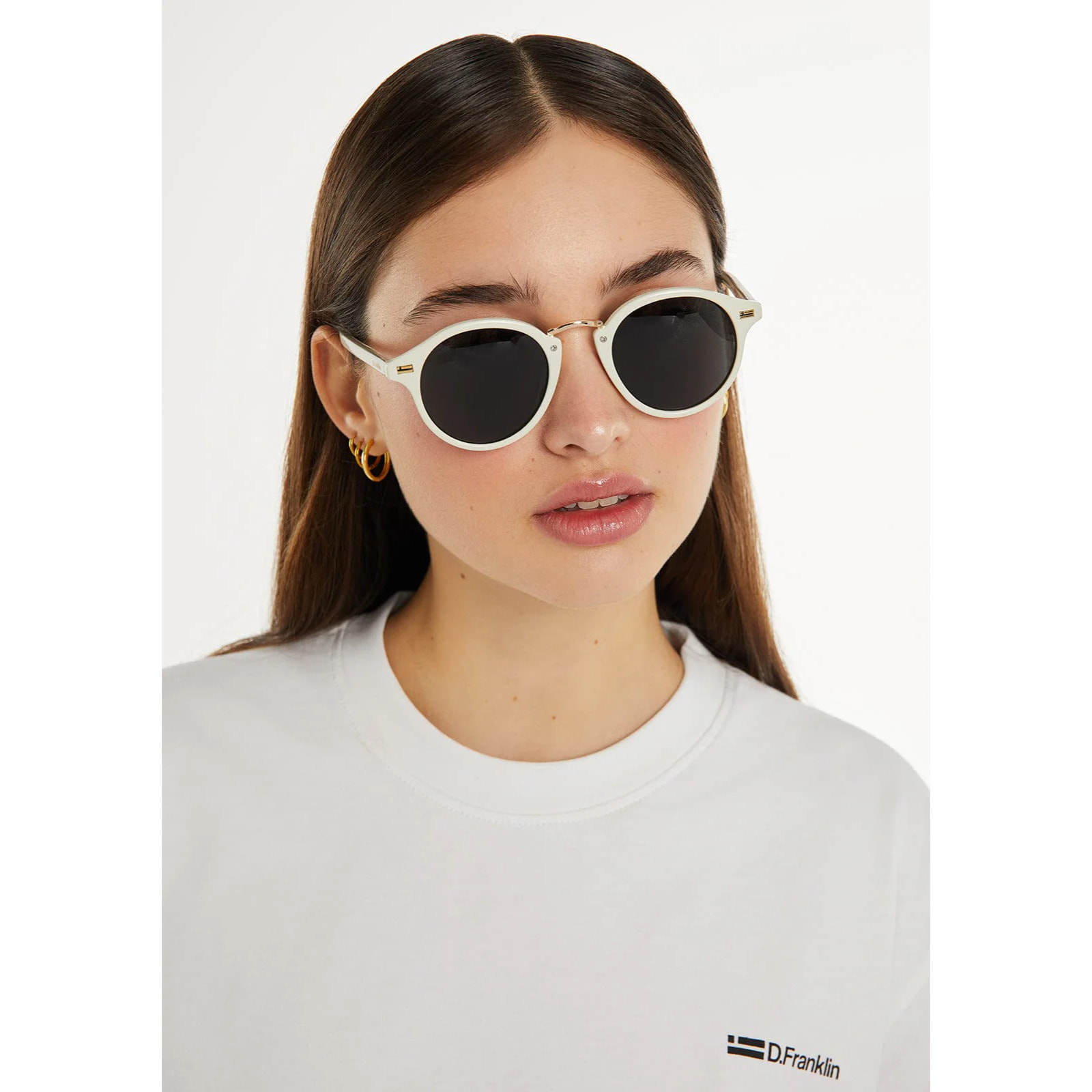 Gafas de Sol Roller Round V2 Cream / Smoke D.Franklin