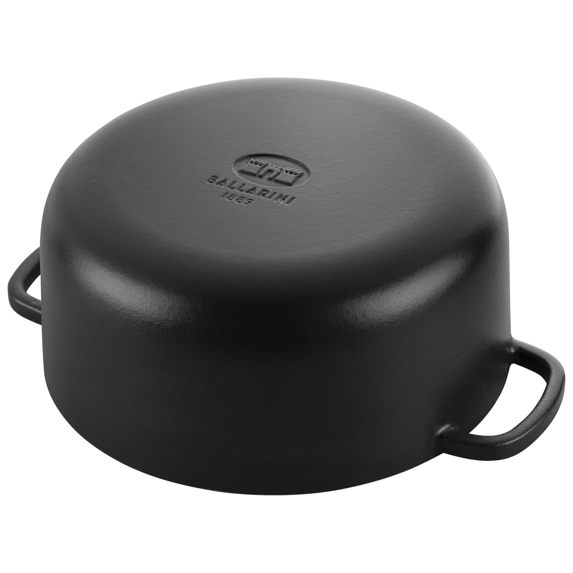 Cocotte en fonte Bellamonte, Rond(e), Noir, Fonte, 28 cm