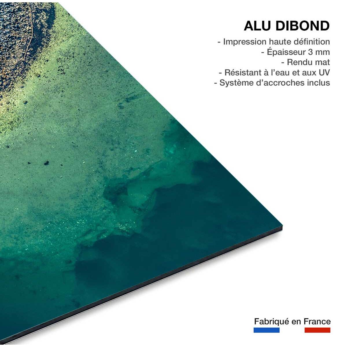 Tableau au bout de la jetée Tableau alu Dibond