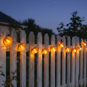 Guirlande solaire COTTAGE 10 LED 8M
