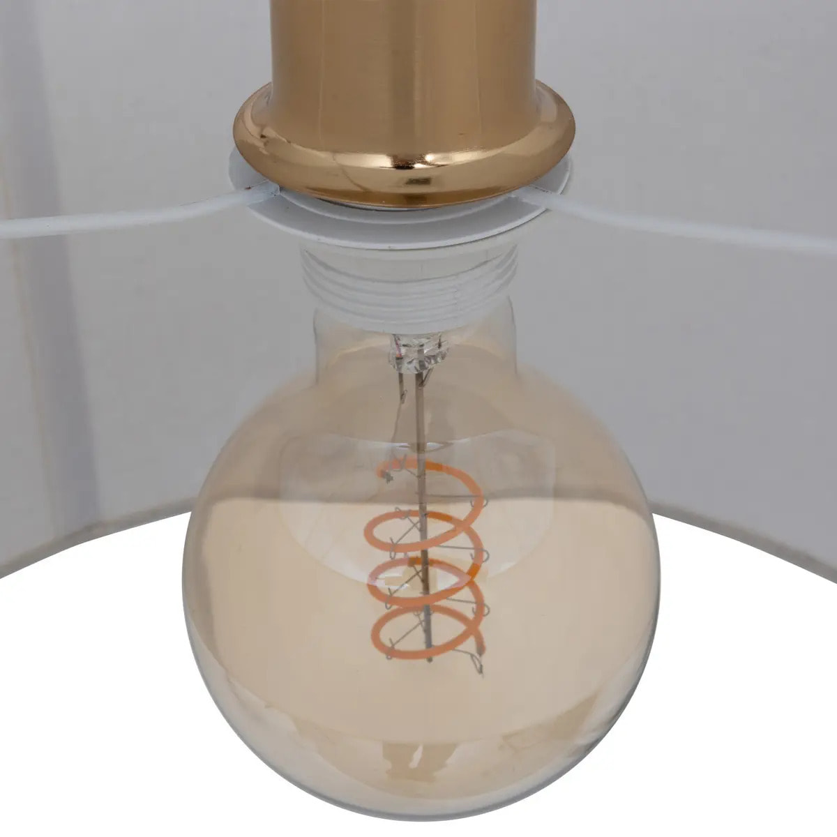 Lampadaire arche "Tilio" doré H195cm