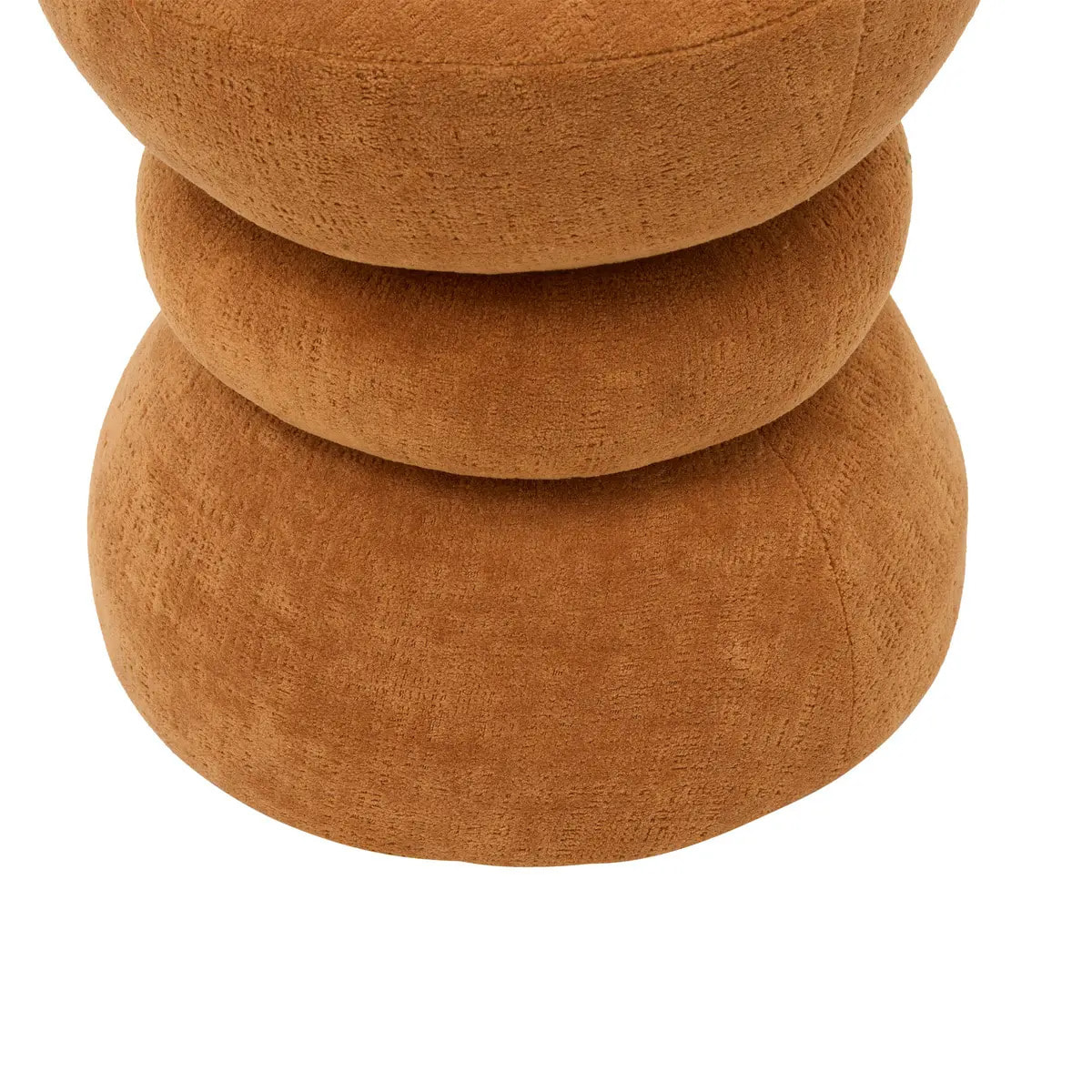 Pouf Ritem rond D.36cm ambre