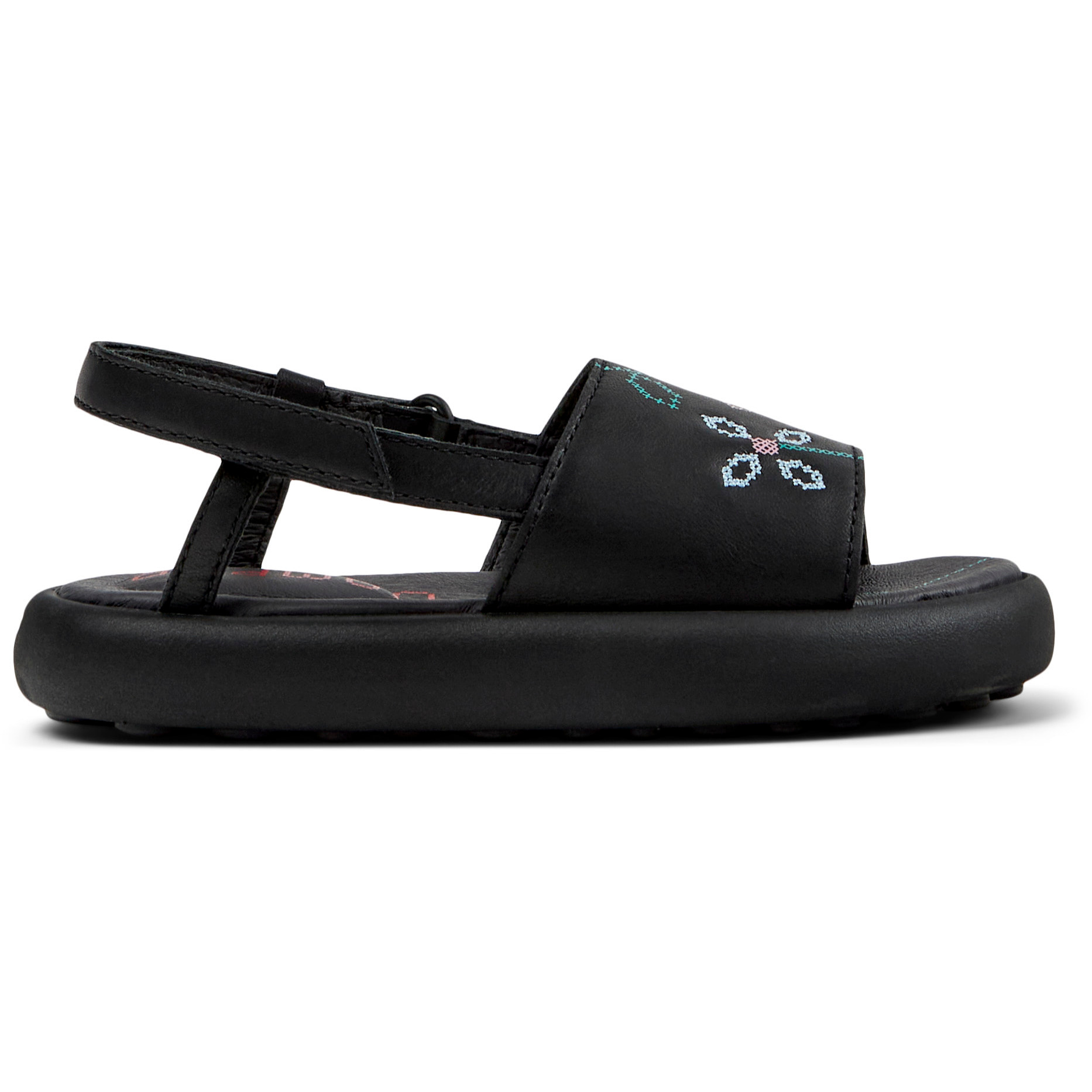 Sandalias - CAMPER Pelotas Flota Sandal Twins - Negro - Cuero liso