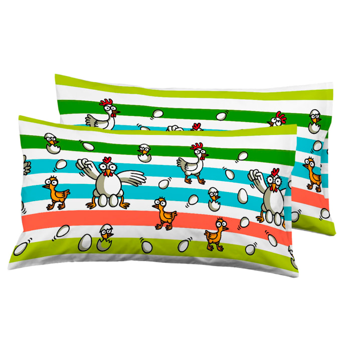 Pack Fundas Almohada Ovolution TC - 100% algodón - 150 hilos