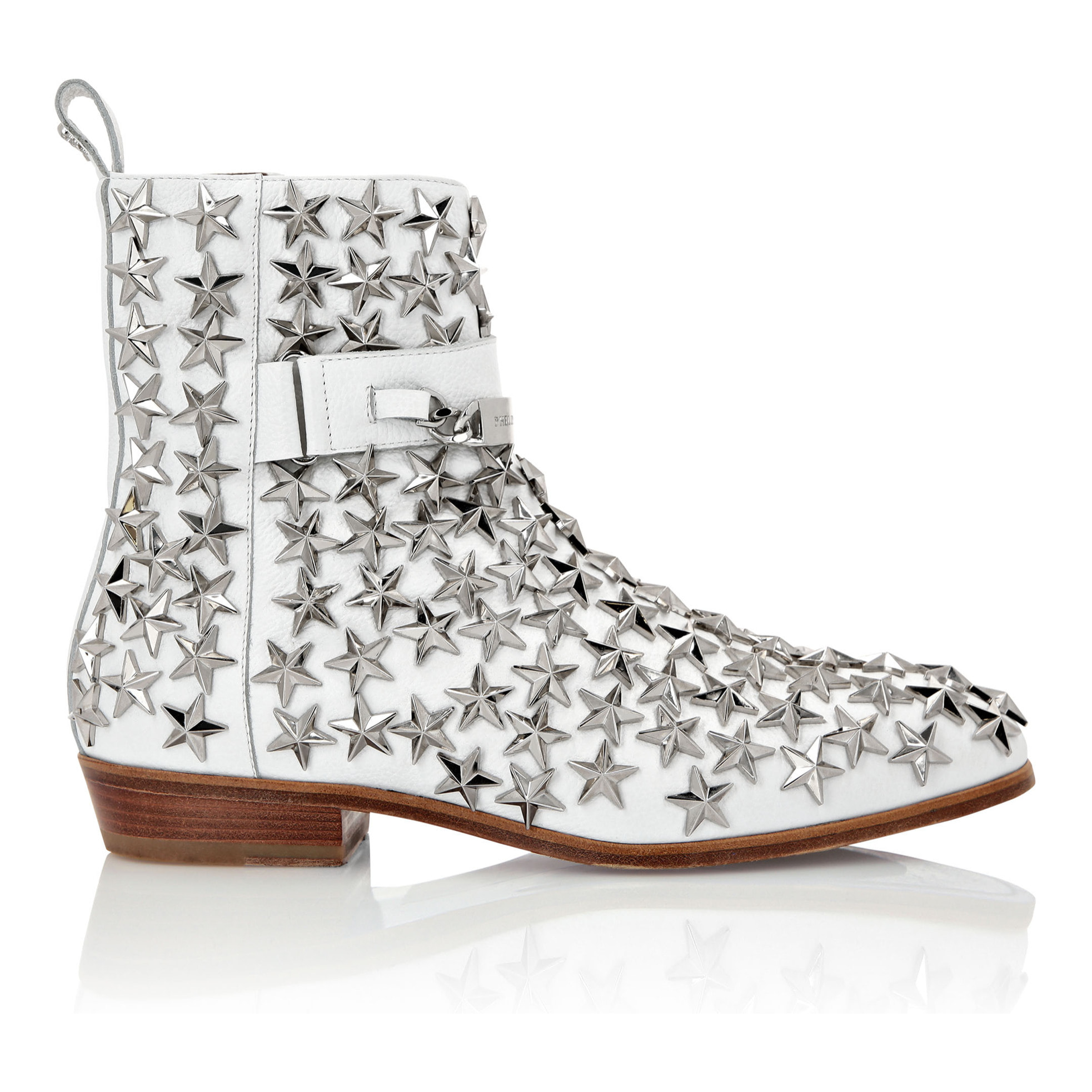 PHILIPP PLEIN Botas Mid Flat STARS