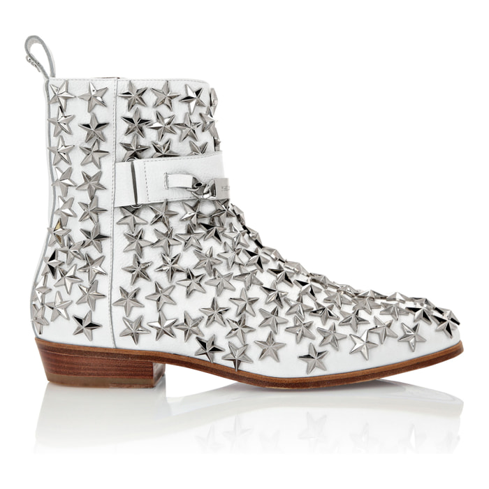 PHILIPP PLEIN Botas Mid Flat STARS