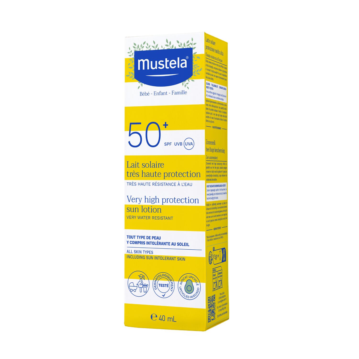 Solaire - Lait Solaire Très Haute Protection SPF50+