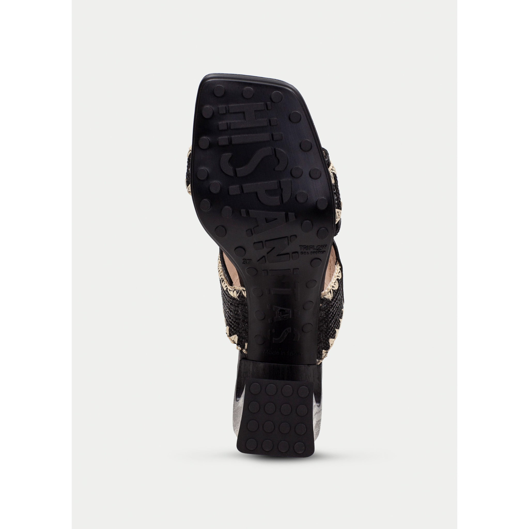 Sandalia Miami Negro 5 cm