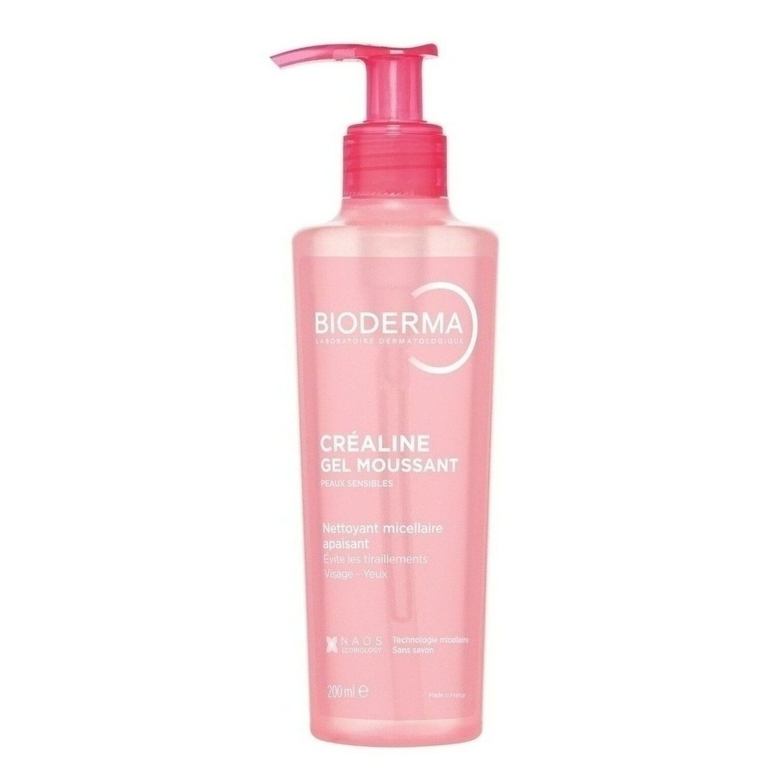 Créaline Gel Moussant - Nettoyant Micellaire à Rincer - Peaux Sensibles