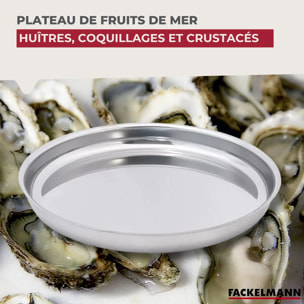 Plateau pour fruits de mer 35 cm Fackelmann Spécialités Culinaires