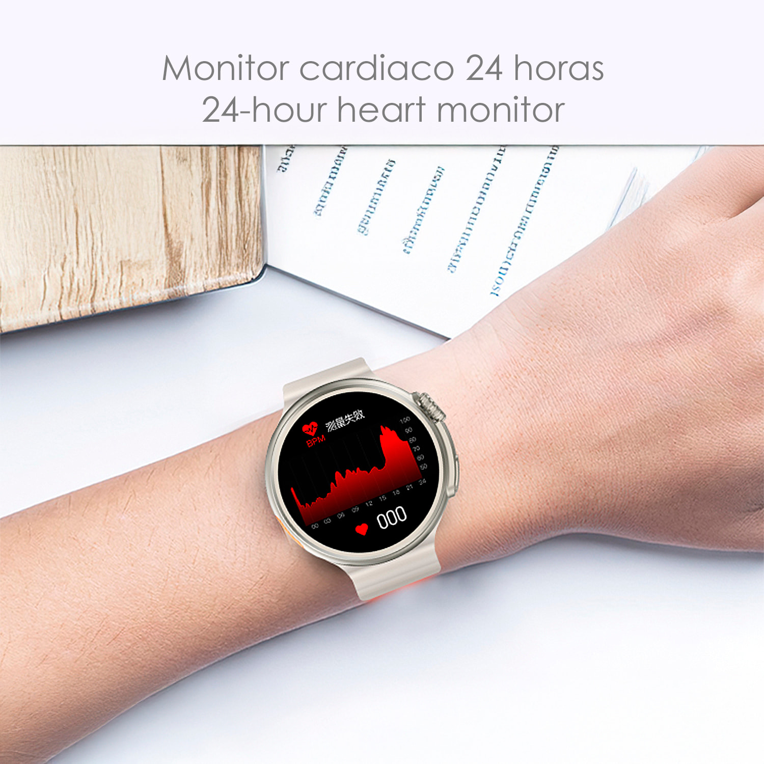 Smartwatch Z13 ULTRA con corona multifunción inteligente, con 20 modos deportivos y monitor de salud. Con dos correas de silicona.