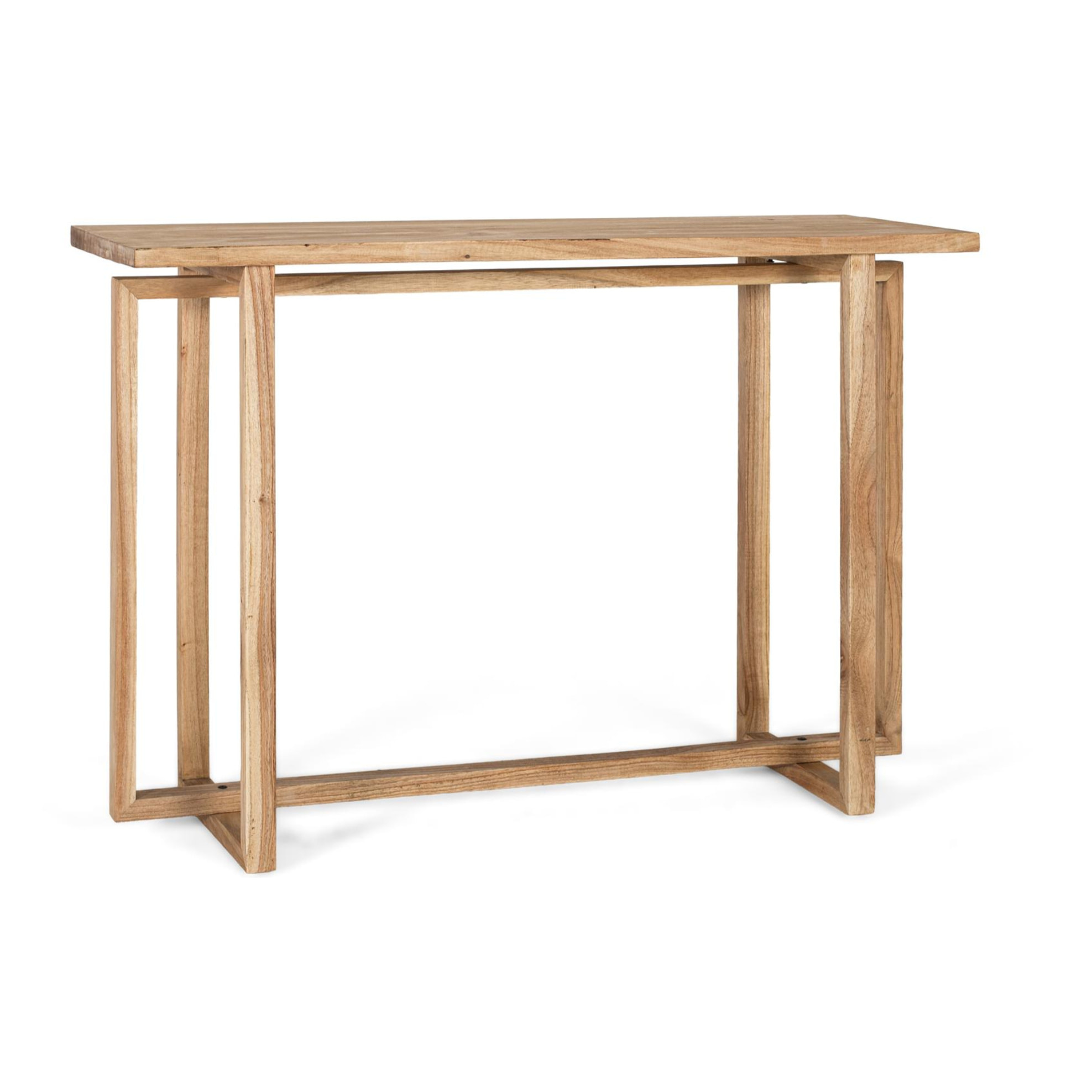 Consola de Madera de Mindi 120 Cm Estilo Contemporaneo - Escandinavo