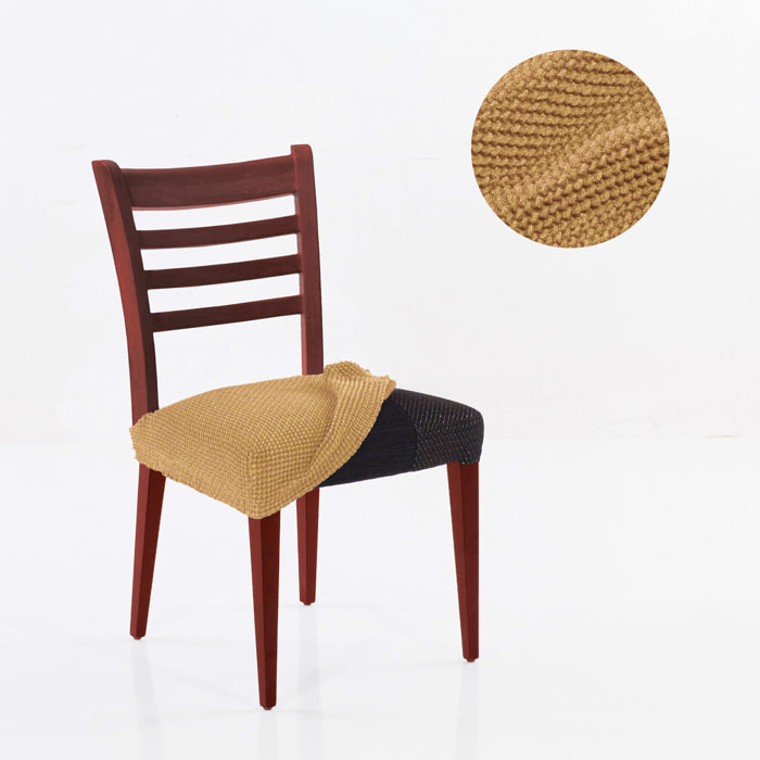 Funda Super Elástica para ASIENTO de SILLA pack2 unidades modelo HELENA