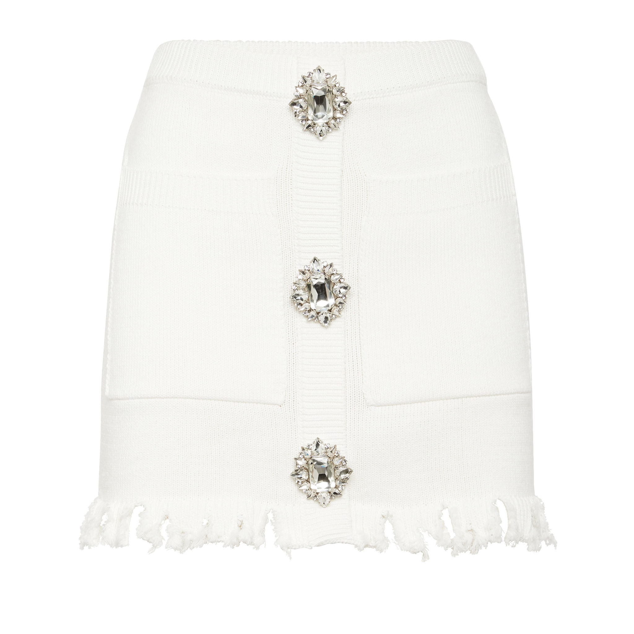 PHILIPP PLEIN Knit Short Skirt MONOGRAM