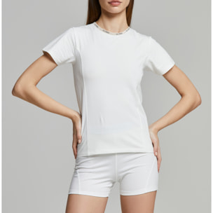 T-shirt donna no stress slim fit cotone