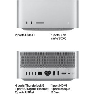 Ordinateur Apple MAC Studio M5 Max 36Go RAM 512Go CPU 18 GPU32