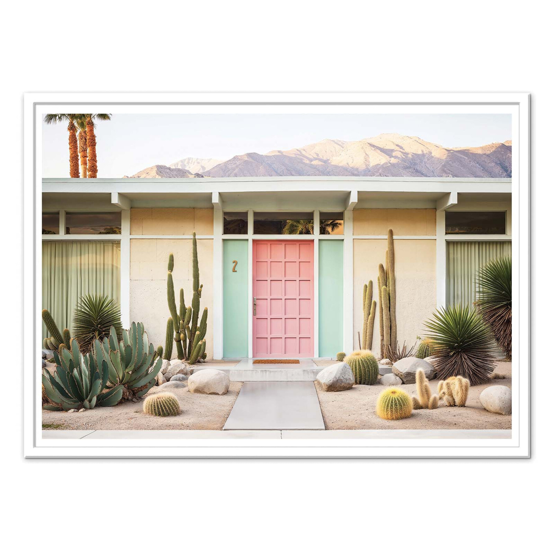 Affiche - Palm Springs Mid-century - Philippe Hugonnard