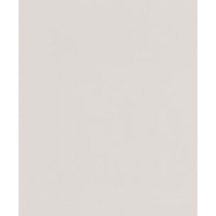 Papier Peint Uni avec Lignes Verticales - Blanc