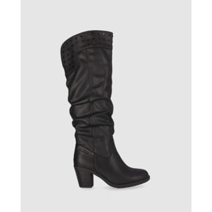 Botas - Negro - Tacón: 7 cm