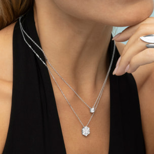 Collar Keval acabado plata