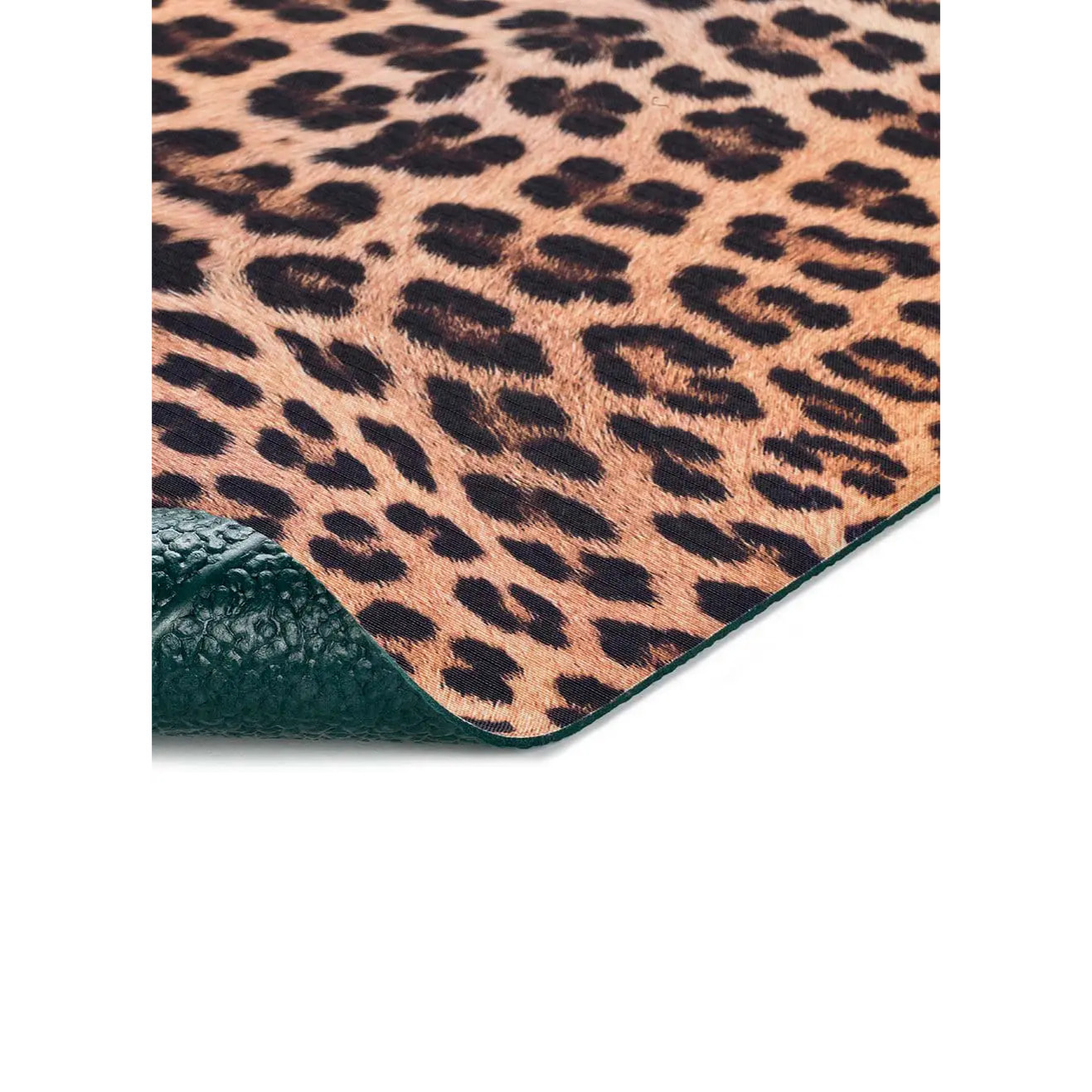 RICCI Alfombra vinílica de cocina estampado animal en amarillo, varias medidas disponibles.