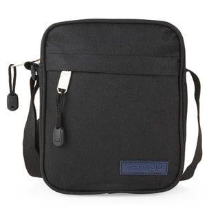 Bandolera Hombre Vegana Itaca Serie Tempo Negro