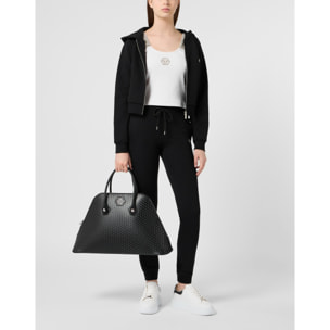 PHILIPP PLEIN Sudadera con cremallera y capucha MONOGRAM