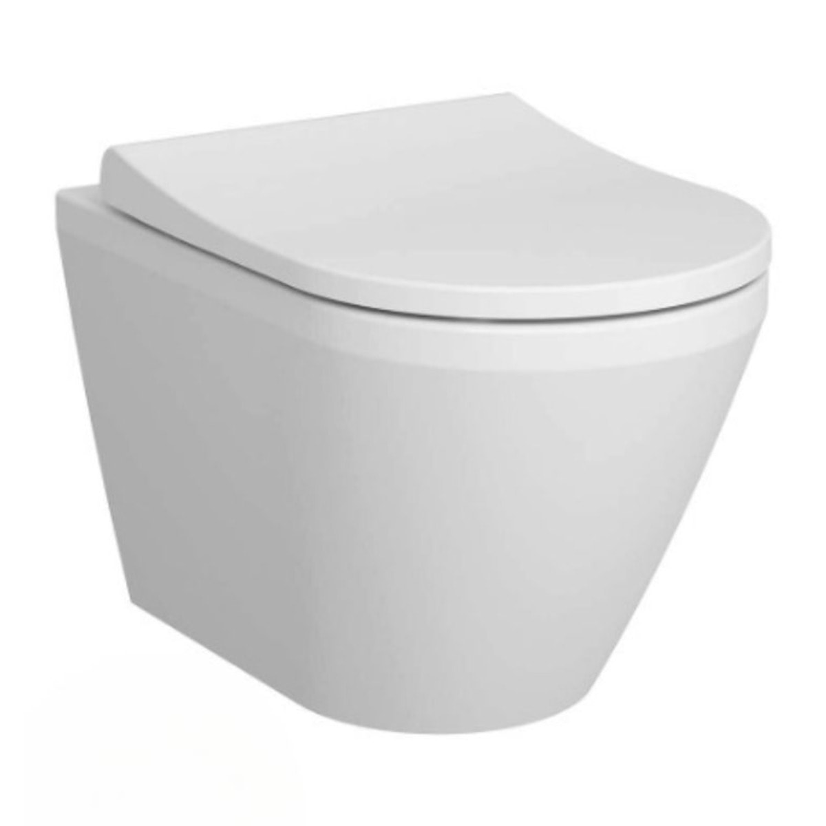 Pack WC Bâti-support + WC Vitra Integra fixations invisibles + Abattant softclose + Plaque blanche