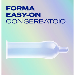 Preservativi Durex Invisible Extra Sottile con Forma Classica - 6 Confezioni da 10 Profilattici