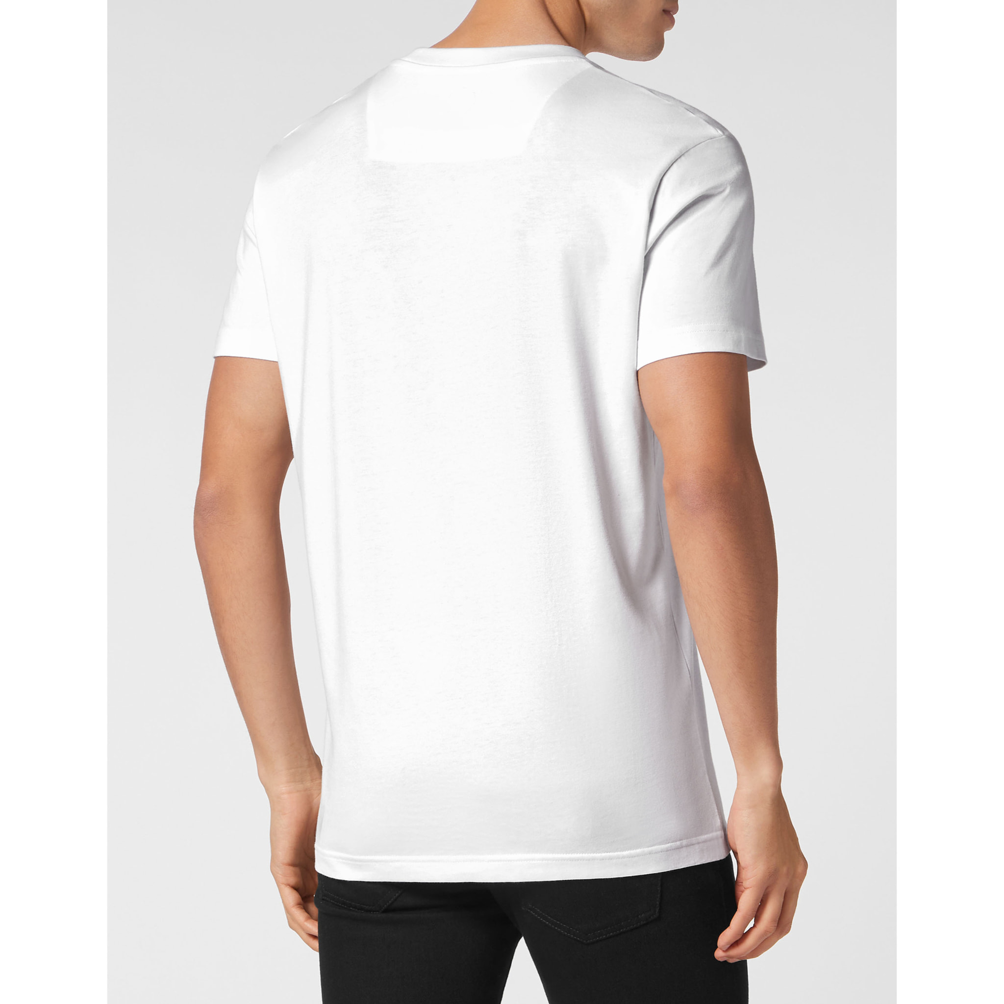 PHILIPP PLEIN T-Shirt Round Neck SKULL