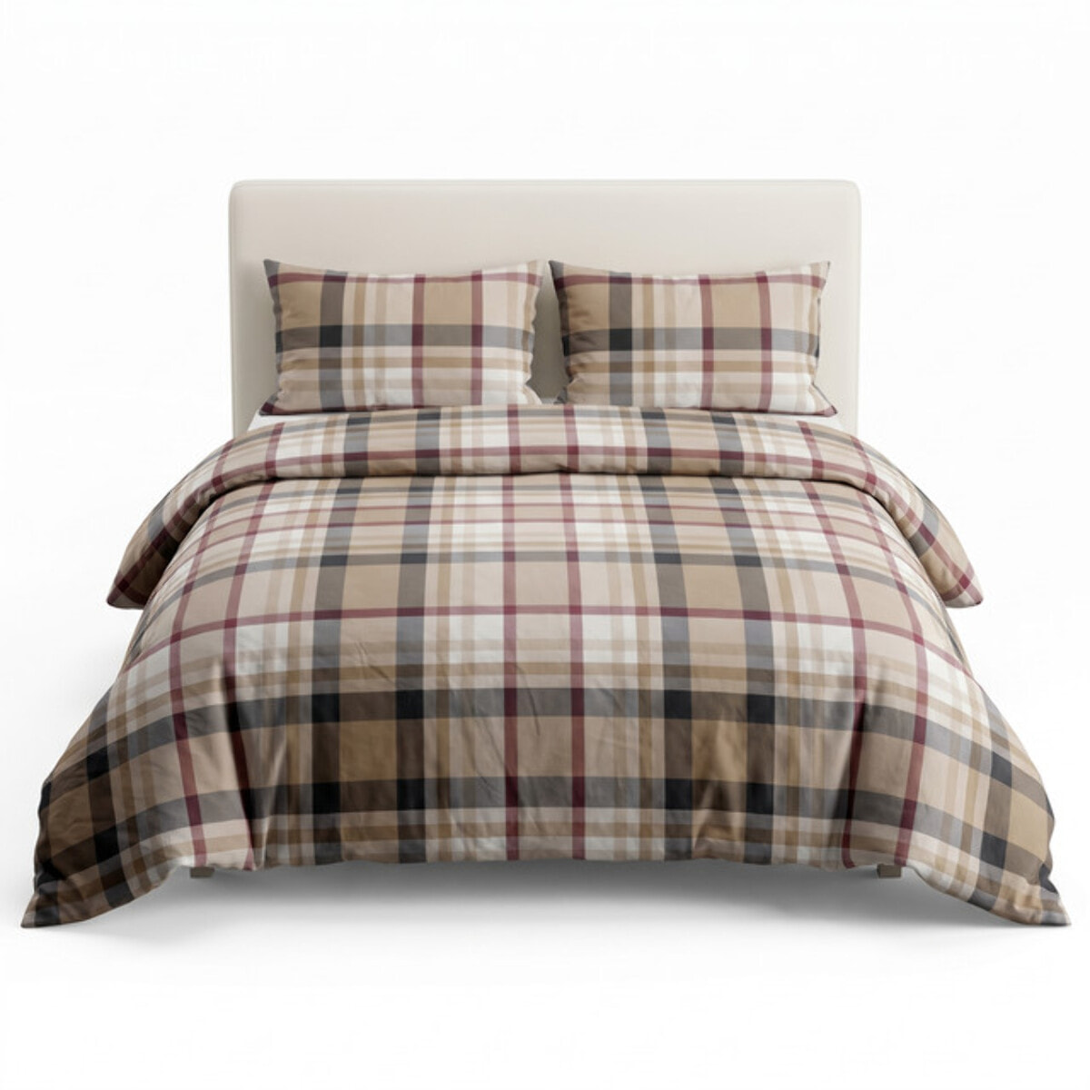Sacco copripiumino singolo in cotone con federe coordinate, set letto morbido e traspirante, leggero e resistente per uso quotidiano, tessuto certificato sicuro sulla pelle, facile da lavare e durevole, ideale per comfort notturno