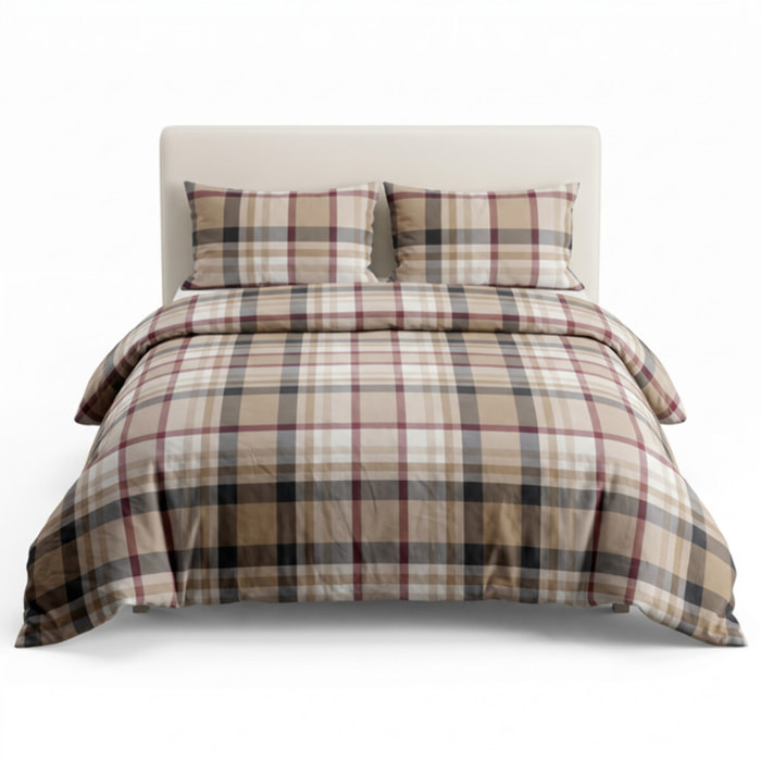 Sacco copripiumino singolo in cotone con federe coordinate, set letto morbido e traspirante, leggero e resistente per uso quotidiano, tessuto certificato sicuro sulla pelle, facile da lavare e durevole, ideale per comfort notturno